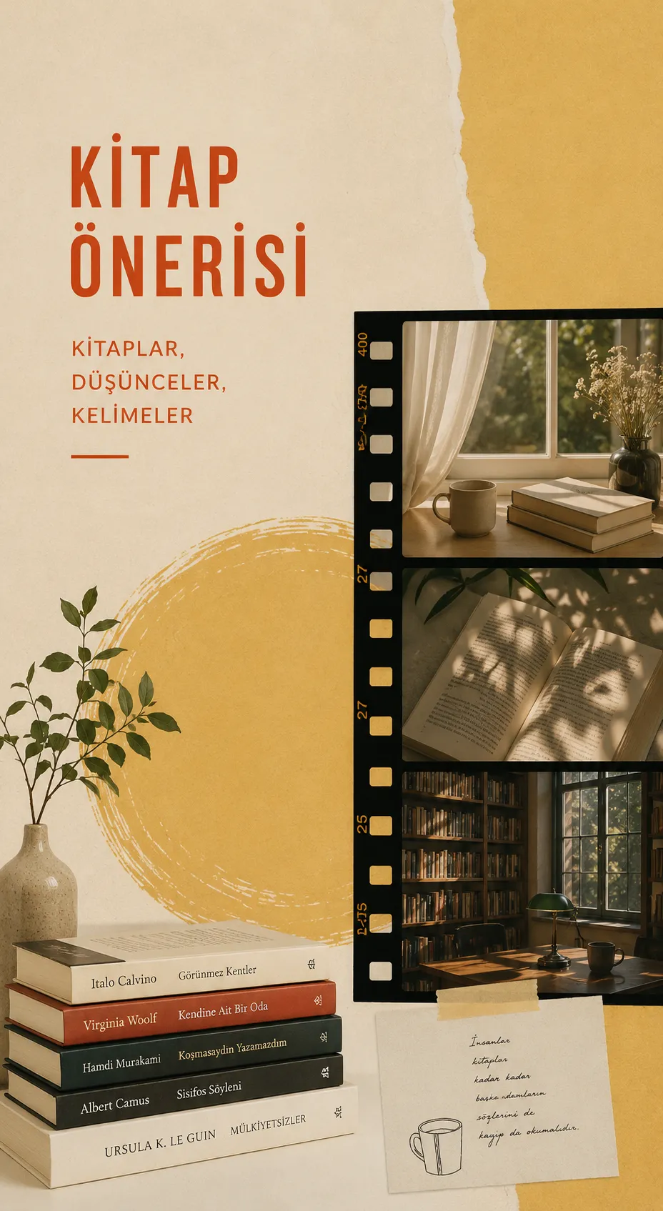 Kitap önerisi rehber kapağı